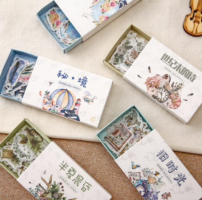 手账贴纸 纸先生盒装贴纸II（40张）