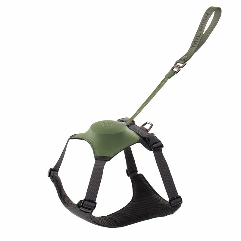 【Tailhigh】二合一胸背帶(苔蘚綠)
