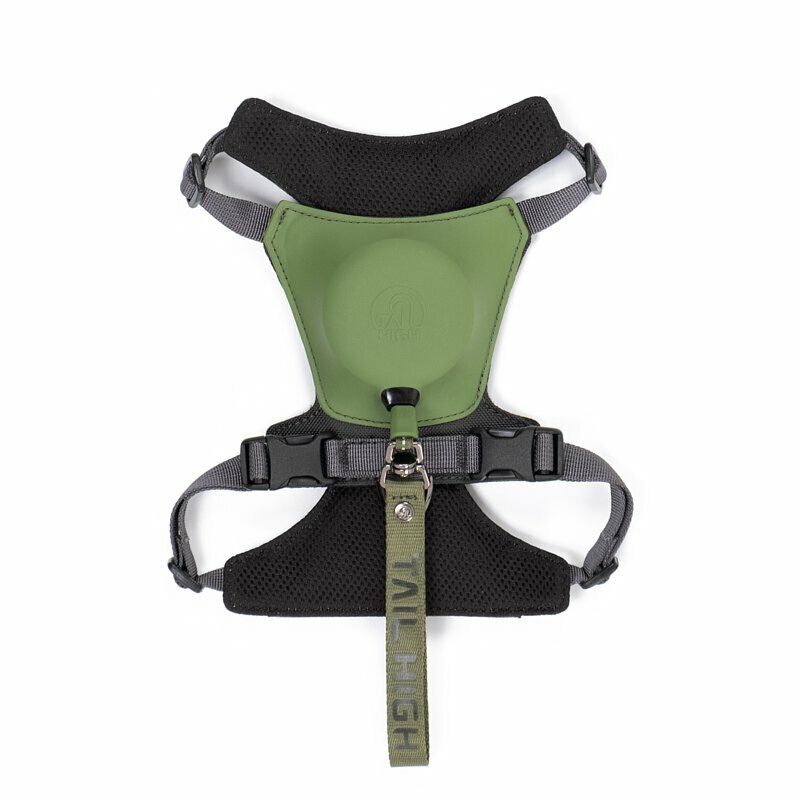 【Tailhigh】二合一胸背帶(苔蘚綠)