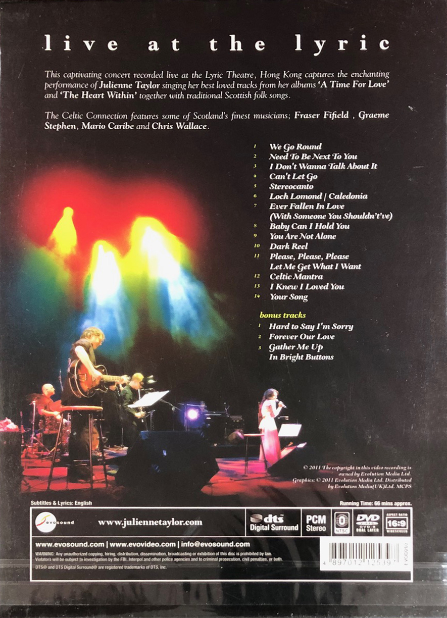 JULIENNE TAYLOR-LIVE AT LYRIC(DVD)