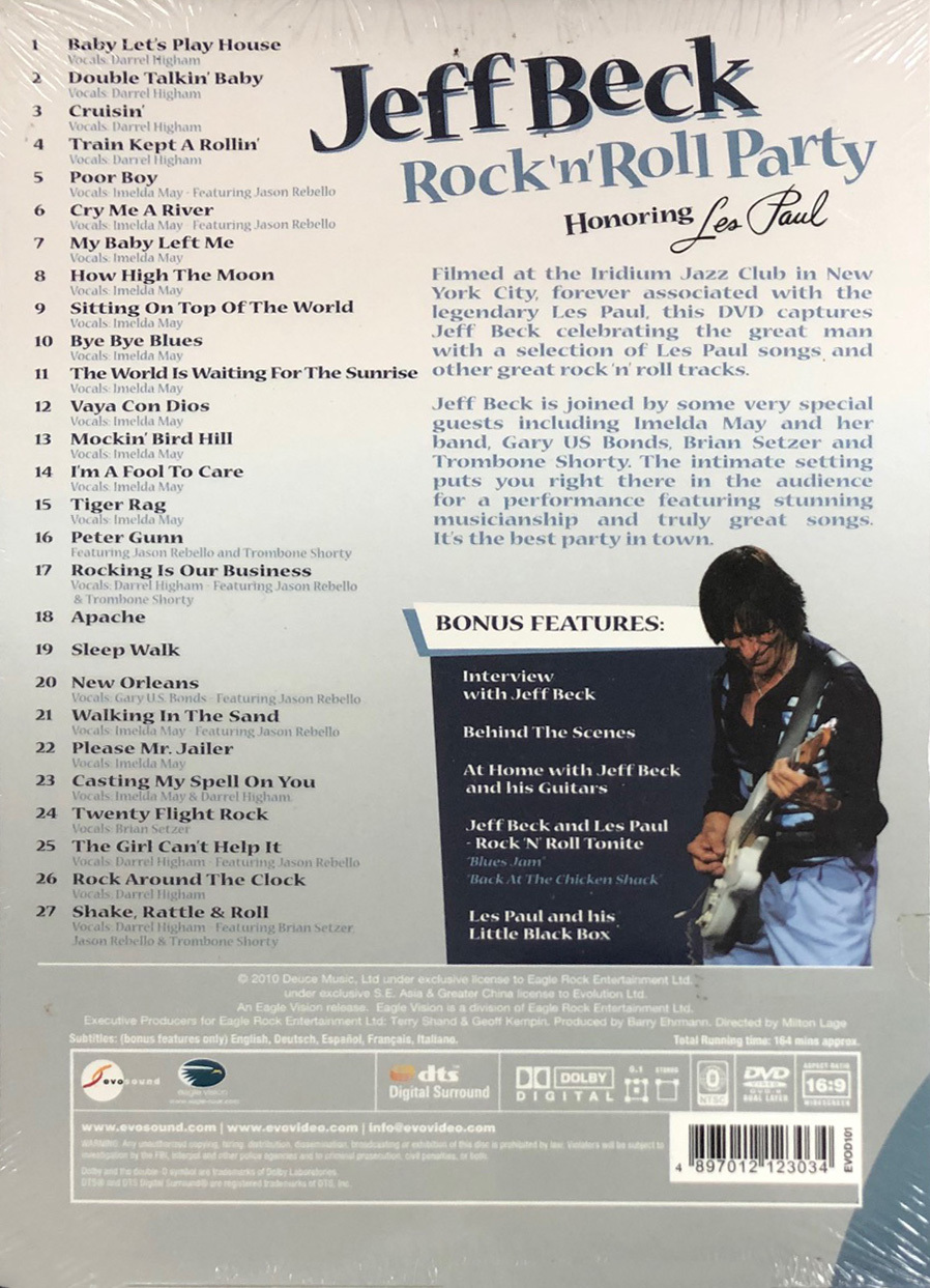 JEFF BECK-ROCK N ROLL PARTY(DVD)