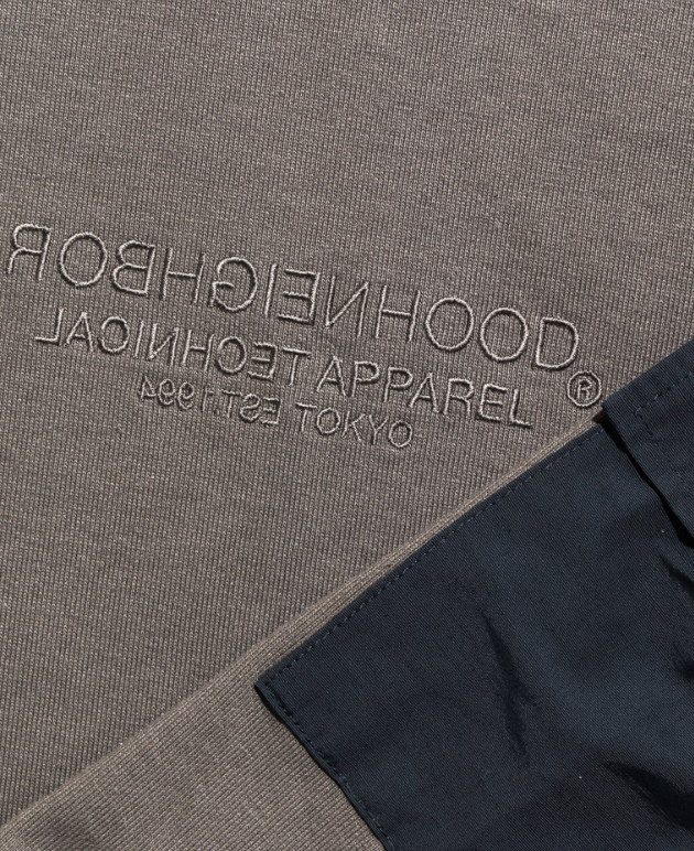[現貨] Neighborhood Solid / C-hooded. LS Gray