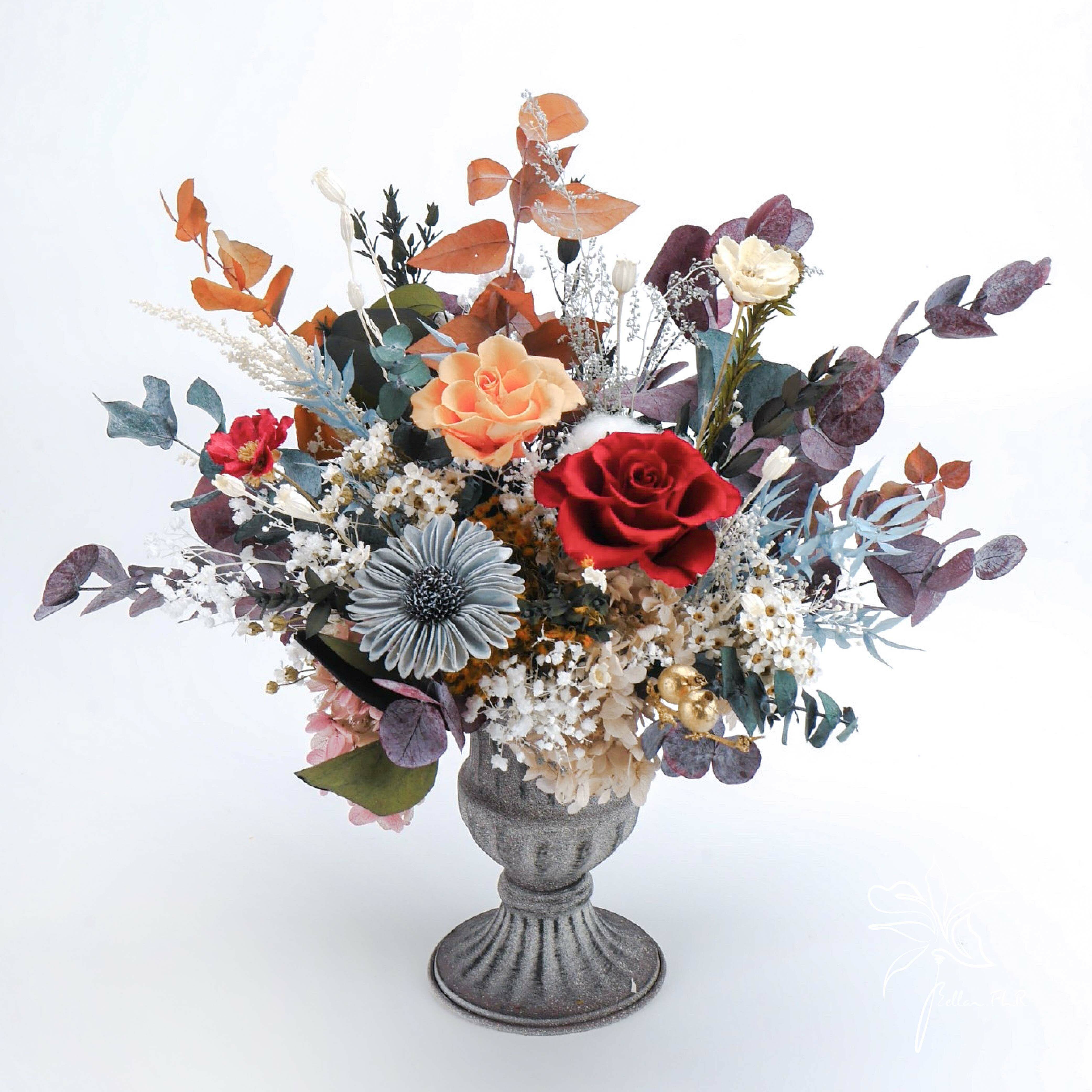 【伯爵的茶宴】永生乾燥盆花