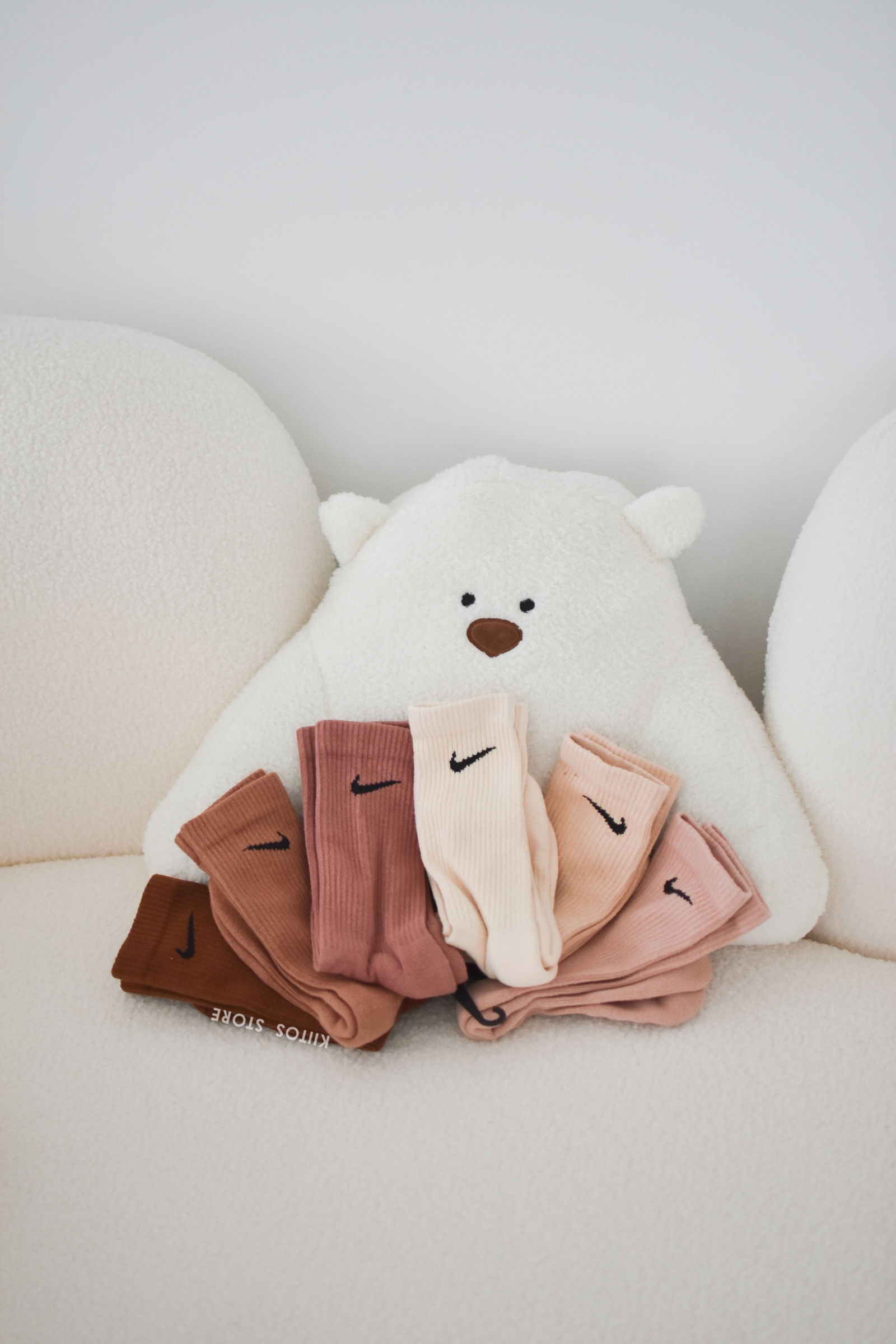 Nike Socks 玫瑰奶茶 長襪 襪子 六雙一組 SX6897-904