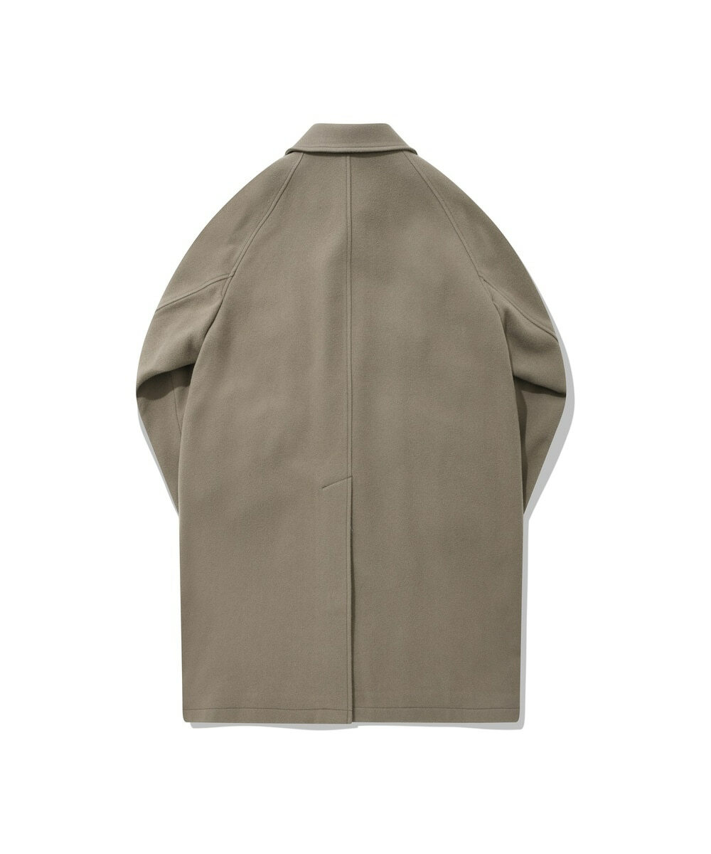 COVERNAT 羊毛 Balmacan  外套 長版大衣 米色