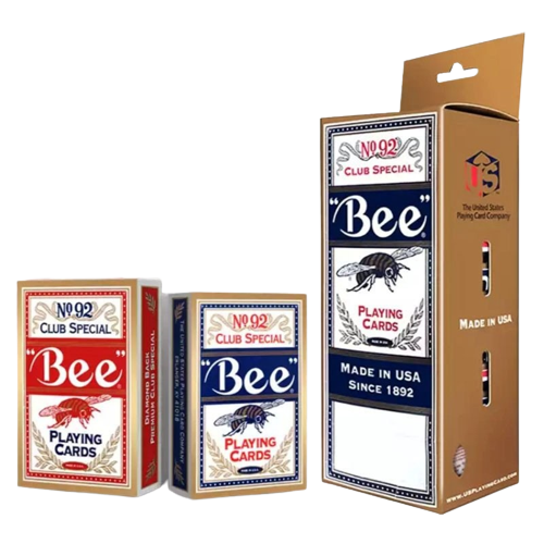蜜蜂 Bee 啤牌 撲克牌 No.92 [美國製] -魔術/教學/課外活動適用