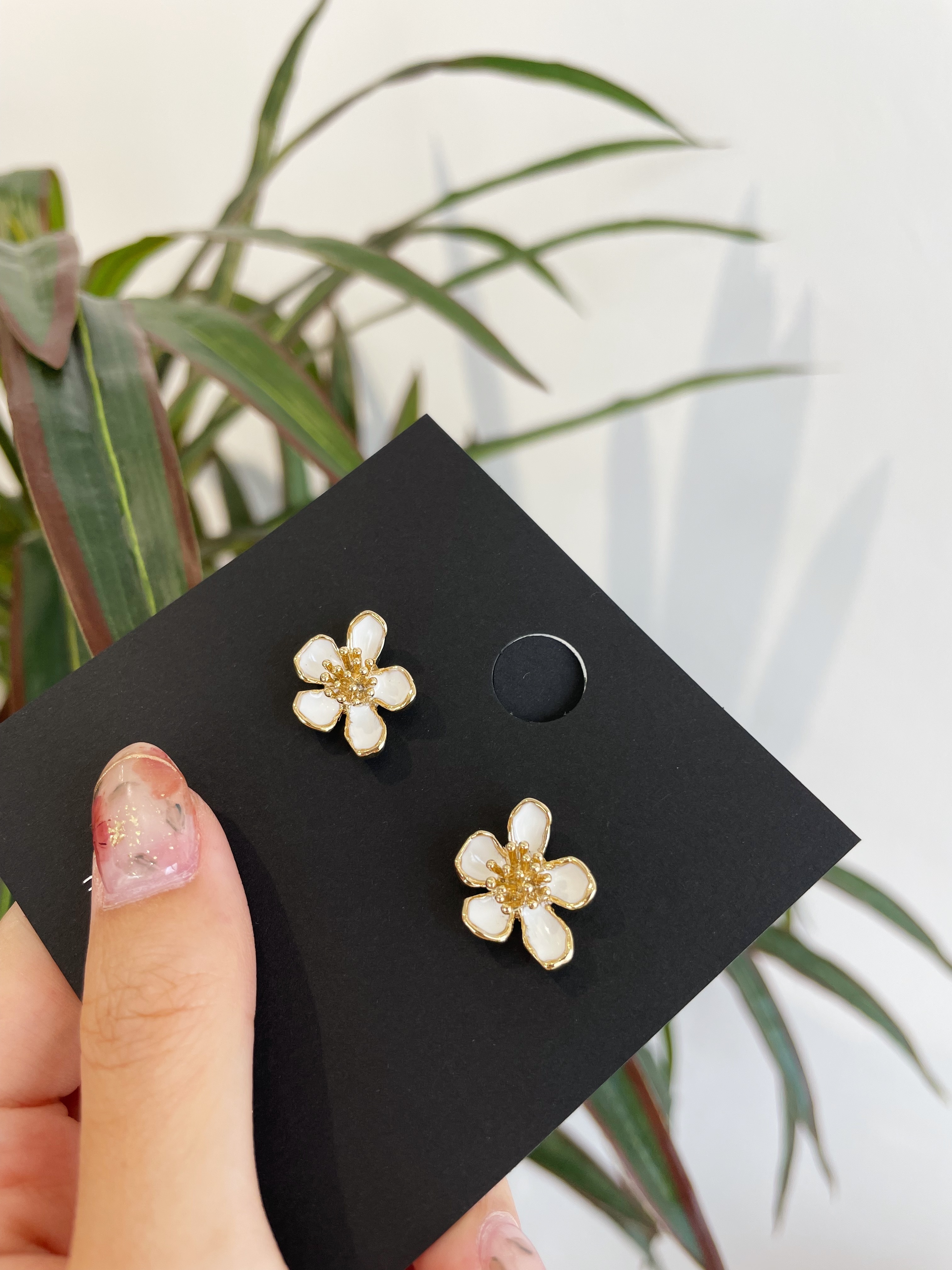 AC024 Blooming Floral Earrings