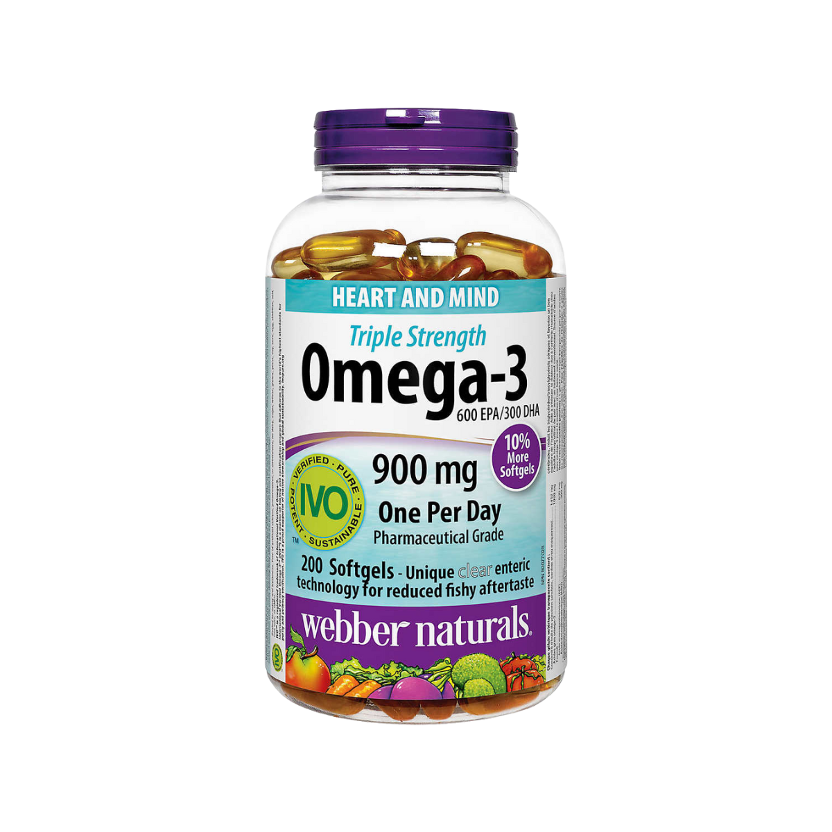 維柏健 – 三倍強效 Omega-3 (900 毫克 EPA / DHA) 200粒超值加量裝