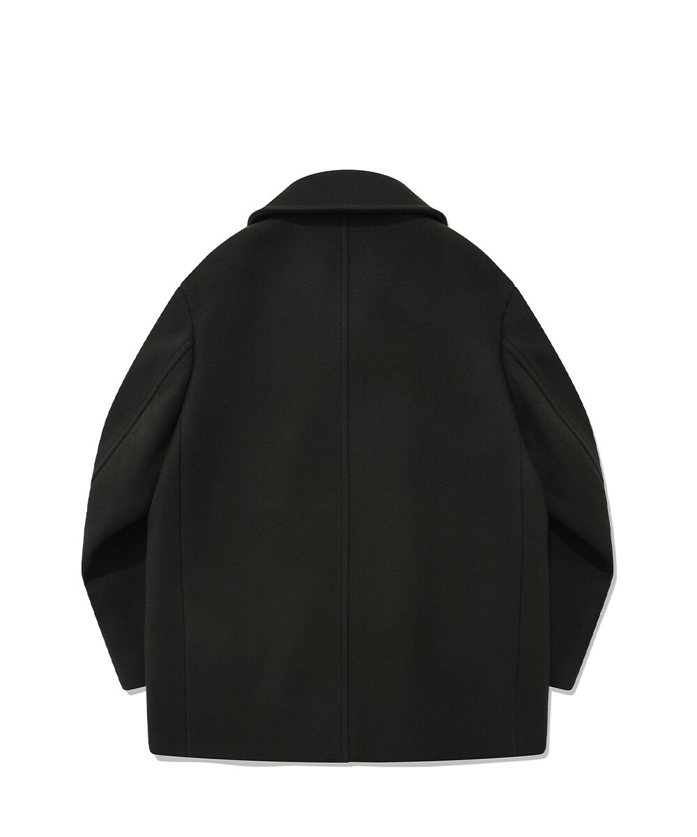 COVERNAT 羊絨鈕扣 長款羽絨 派克 大衣 棕色