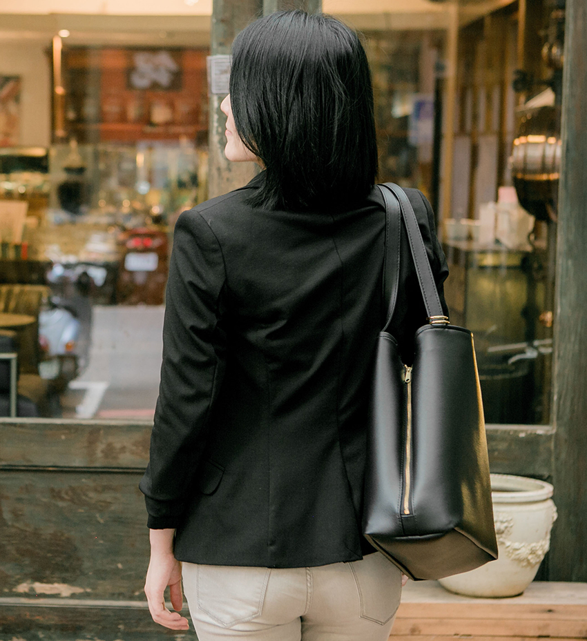 上部ファスナーヌビバッグ　ダークグレー×ムーンスター　ショルダーベルト付き LID BELT BAG | JIL SANDER(ジルサンダー) / バッグ ウエスト