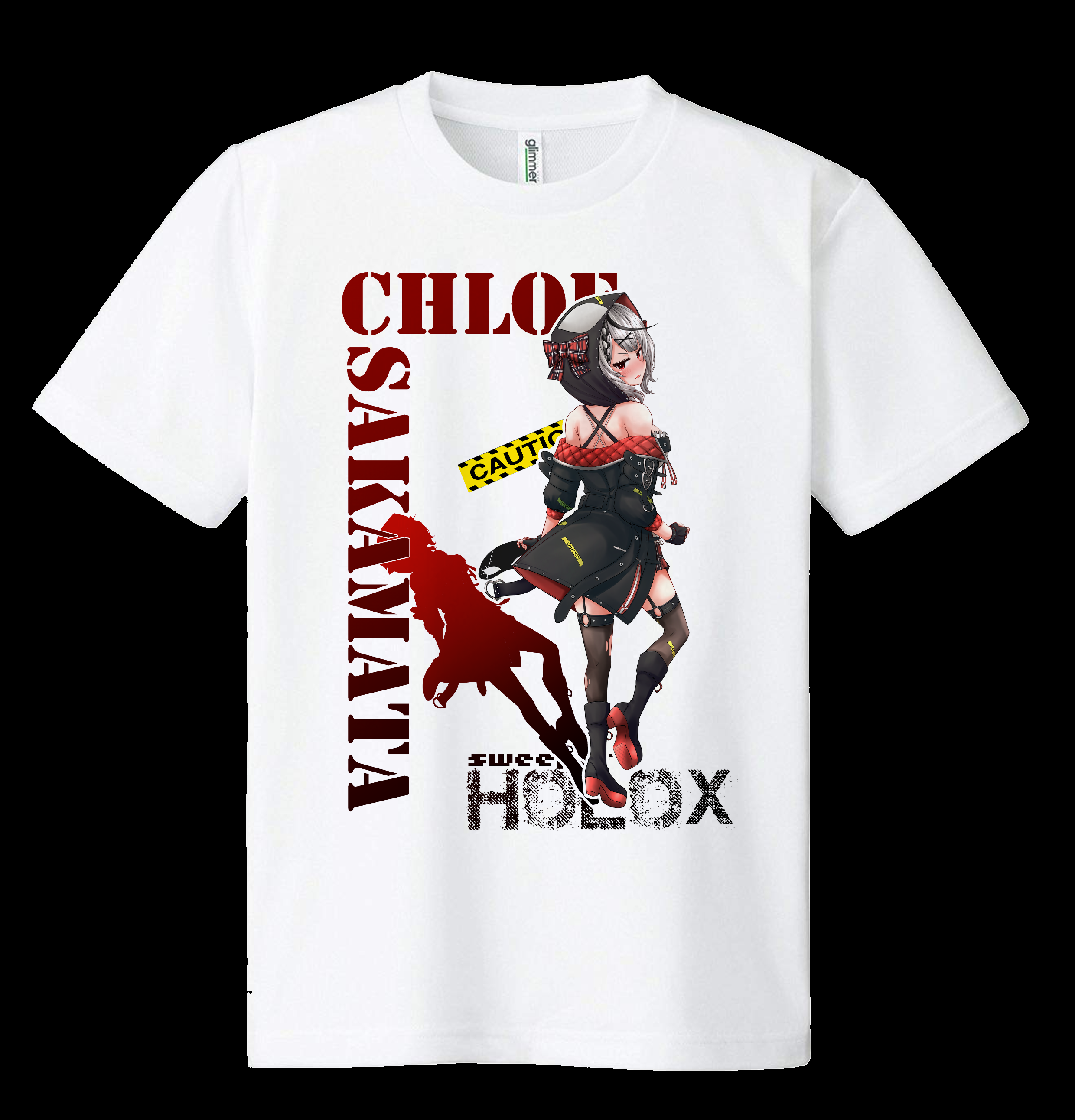 「官方代購」「定期代購」「非公式」Hololive HoloX T-Shirt  Chloe 【沙花叉クロヱ】