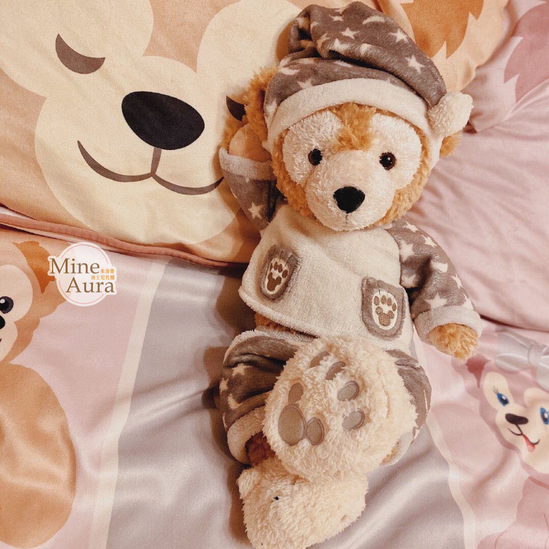 (現貨) 暖暖家居 達菲 Duffy S號娃娃 睡衣裝 造型服裝 套裝 (無娃娃) -上海迪士尼樂園