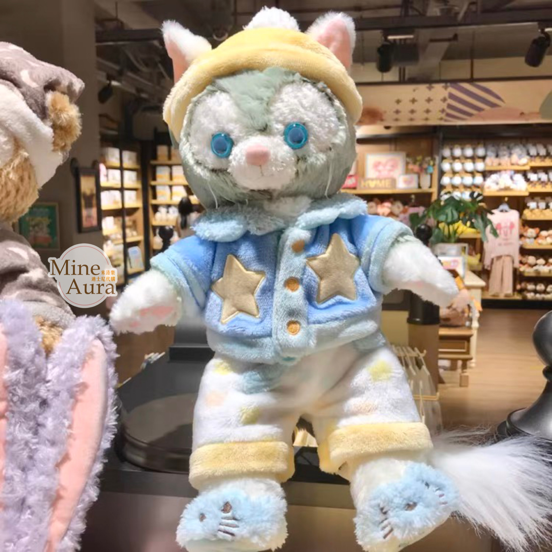 暖暖家居 傑拉托尼 畫家貓 Gelatoni S號娃娃 睡衣裝 造型服裝 套裝 (無娃娃) -上海迪士尼樂園