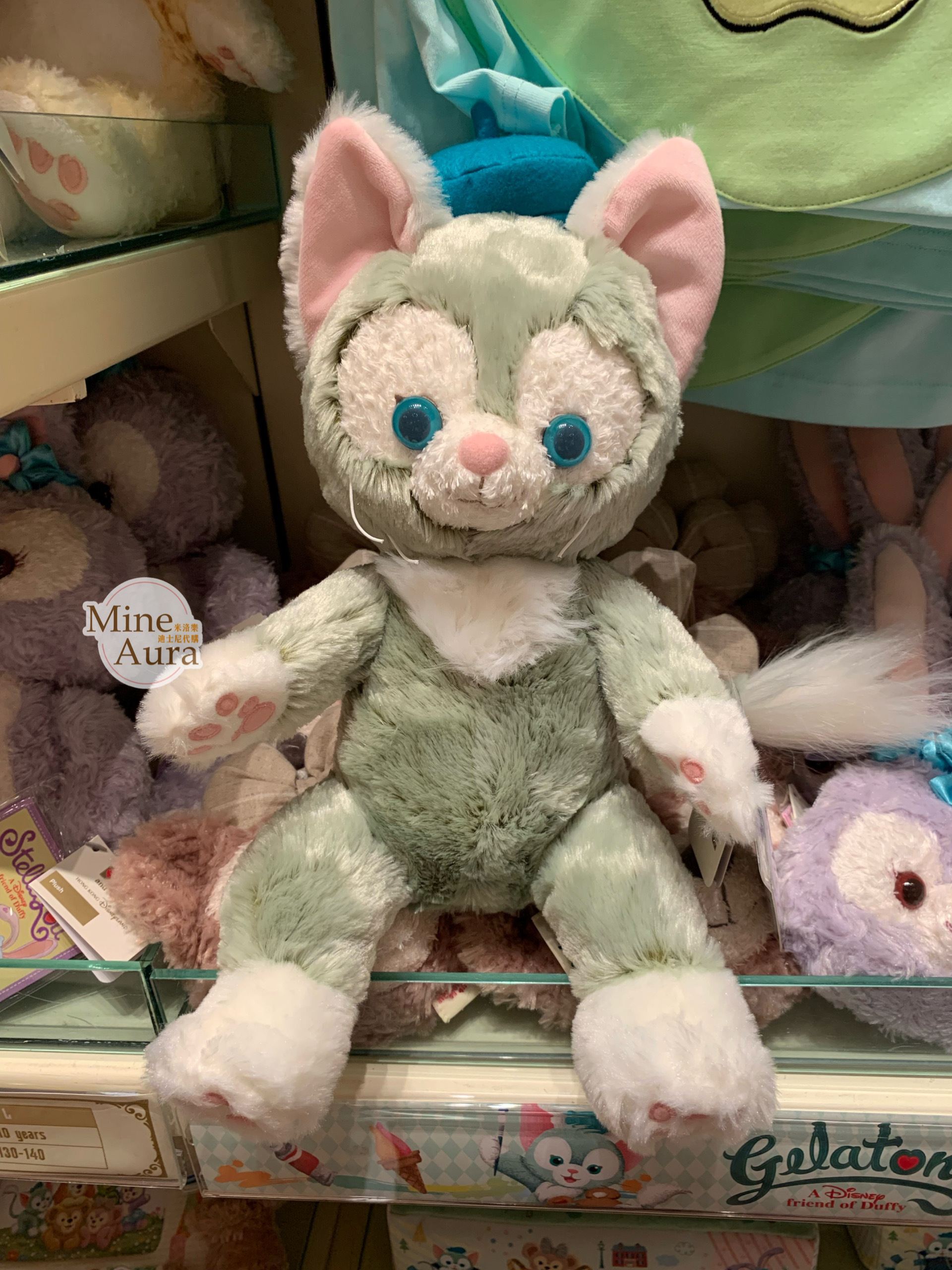 傑拉托尼 畫家貓 Gelatoni S號 娃娃 玩偶 -香港迪士尼樂園