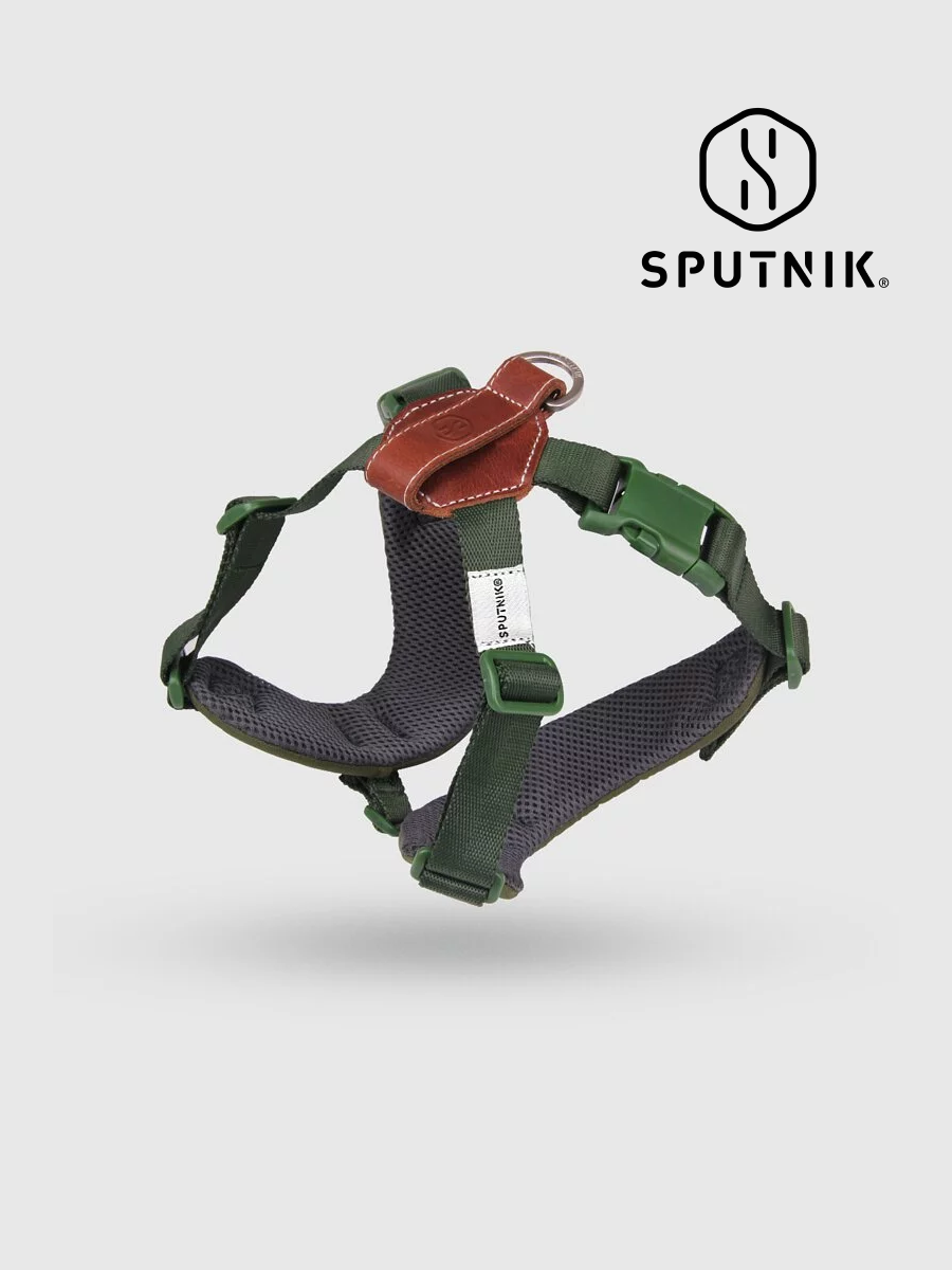 【SPUTNIK】EXPLORE 寵物胸背帶｜綠