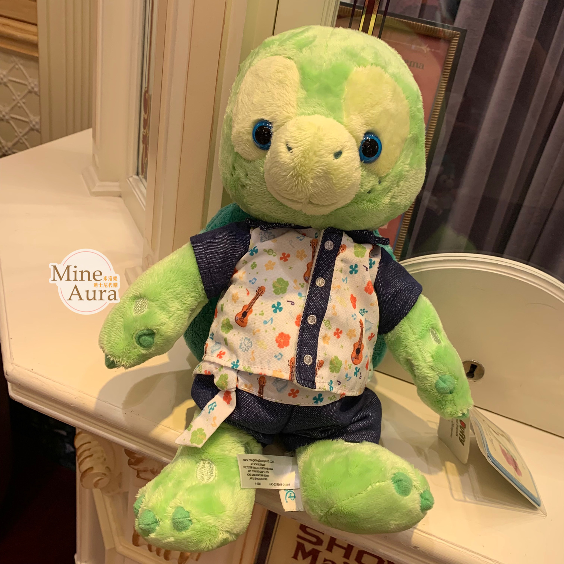 奧樂米拉 海龜 OluMel S號娃娃 牛仔裝 造型服裝 套裝 (無娃娃) -香港迪士尼樂園