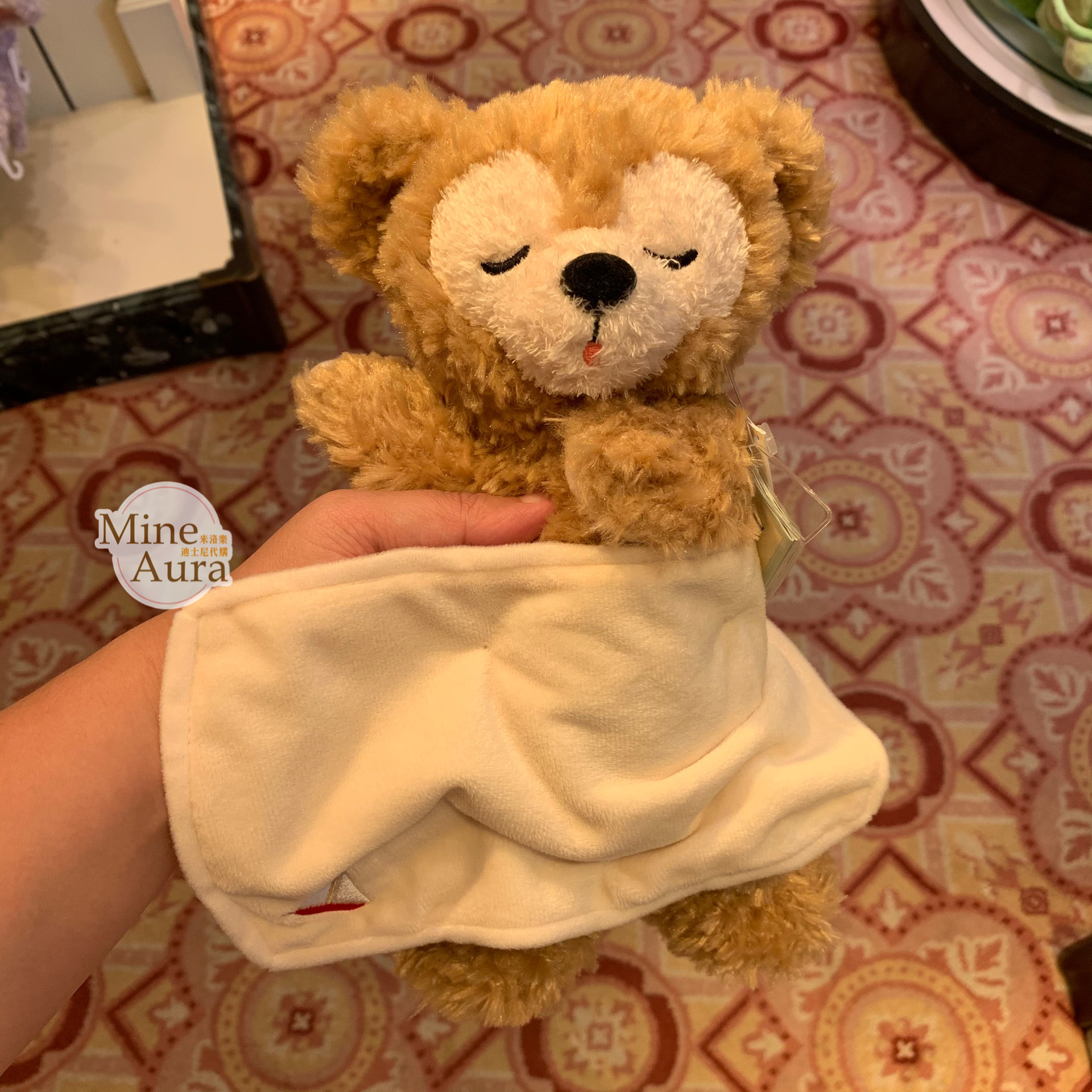 (現貨) 甜睡 Duffy's Sweet Dreams 達菲 Duffy 睡顏 娃娃 玩偶 -香港迪士尼樂園