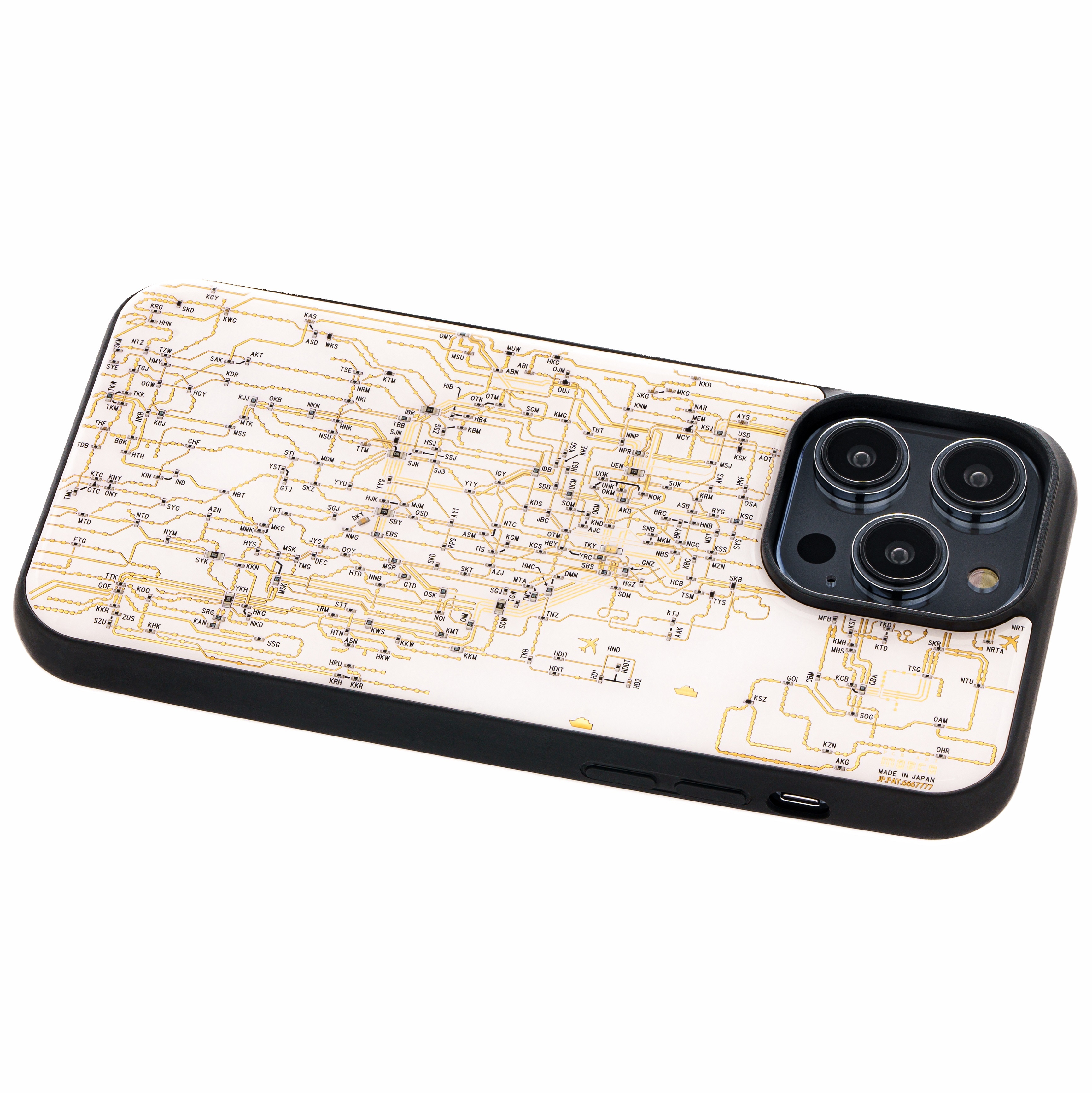 FLASH 東京電路線圖 iPhone 14 Pro Max手機殼 ( 白色 )