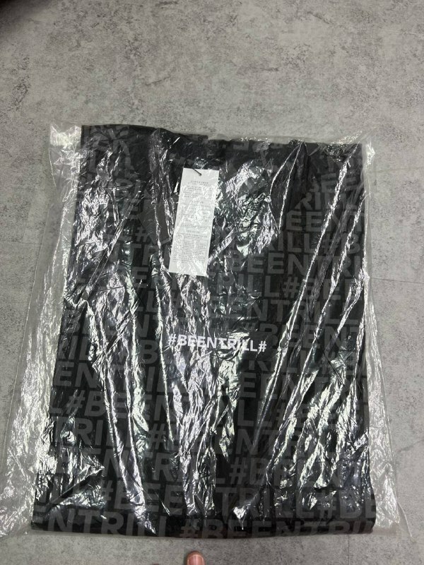 [S] BEENTRILL DRIPPY HASHTAG ALLOVER SHORT SLEEVE T-SHIRT,BLACK, BA212TS011-BK [FINAL SALE] (SBT64)