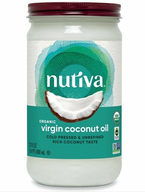 Nutiva organic virgin coconut oil (best before 2027/7/31)