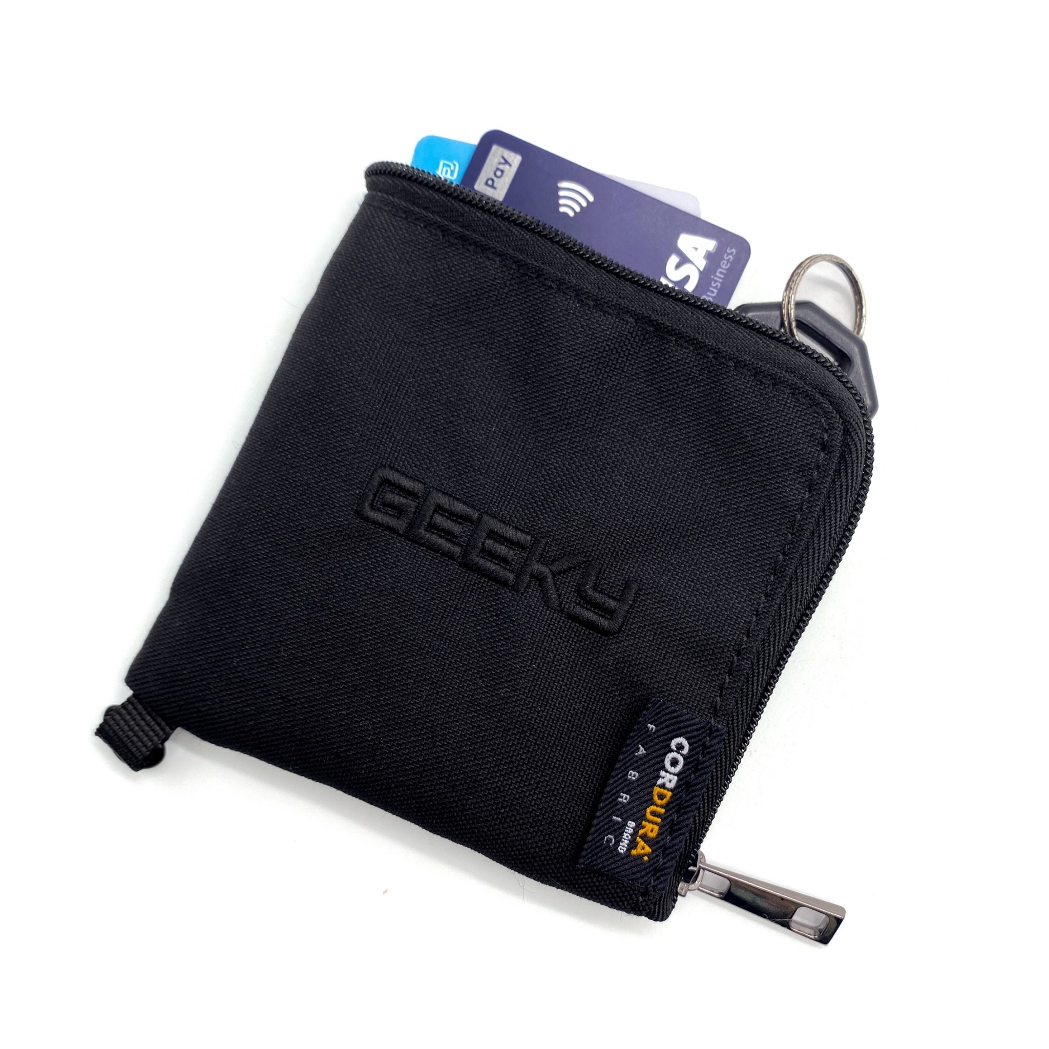 GEEKY 多功機能零錢包-黑