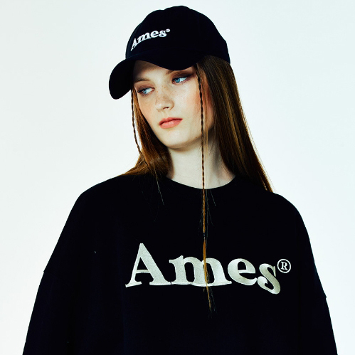 AMES WORLDWIDE BASIC LOGO BALL CAP (3色)