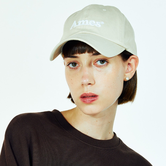 AMES WORLDWIDE BASIC LOGO BALL CAP (3色)