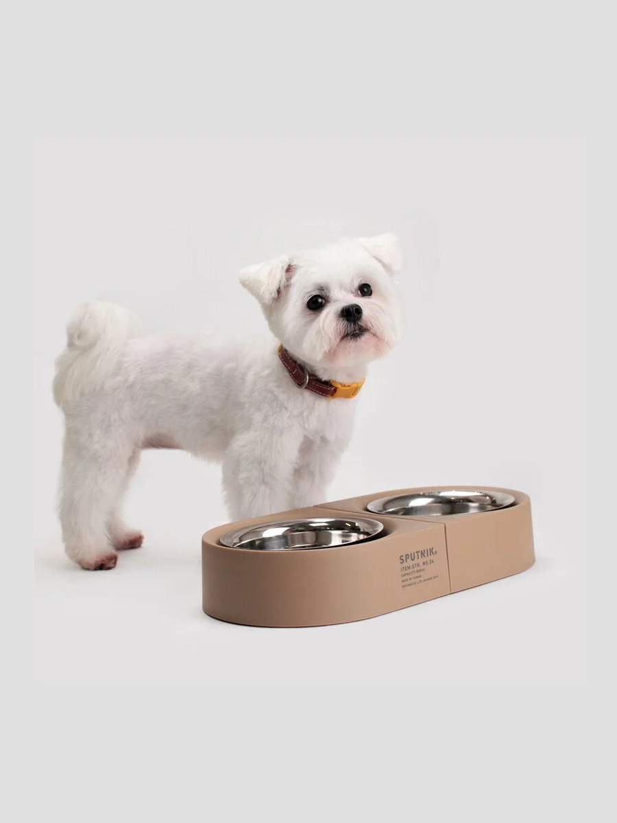 【SPUTNIK】COZY 寵物防蟻碗｜卡其色