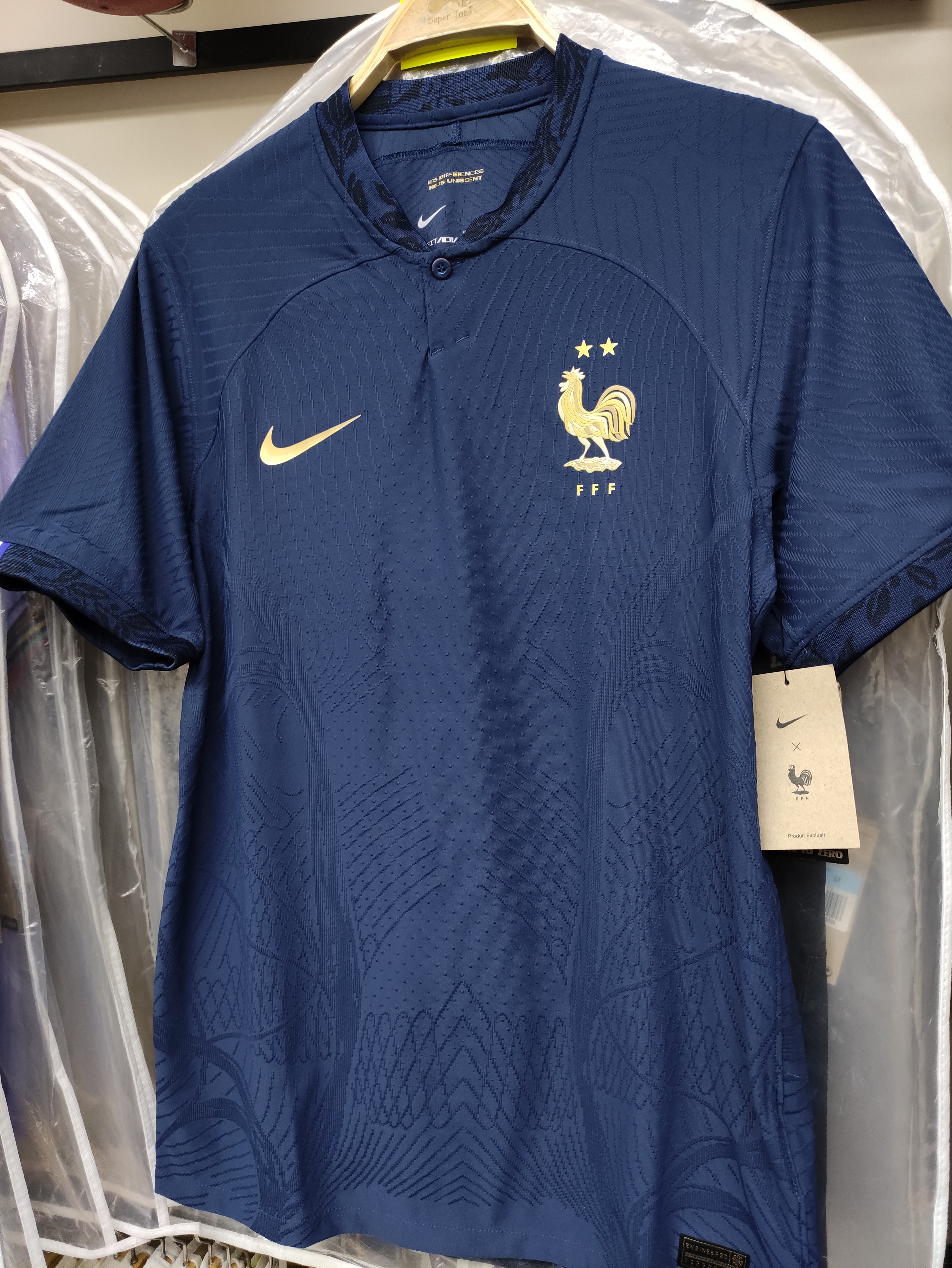 2022世界杯法國國家隊主場麥巴比球員版球衣