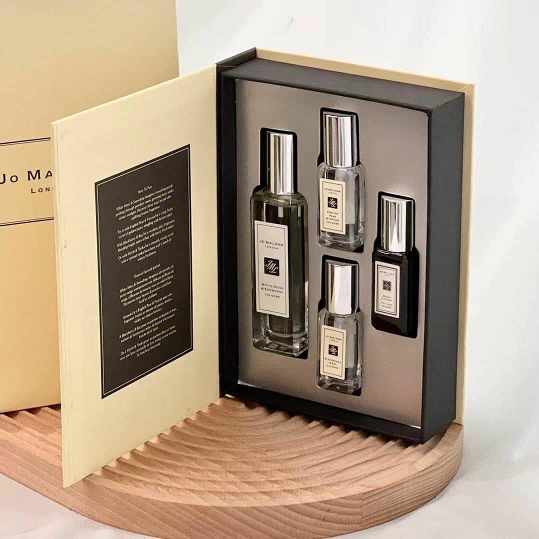 Jo Malone 2022新推出限定4件套裝香水【WHITE MOSS & SNOWDROP SCENT PAIRING COLLECTION SET 4IN1 SET 】