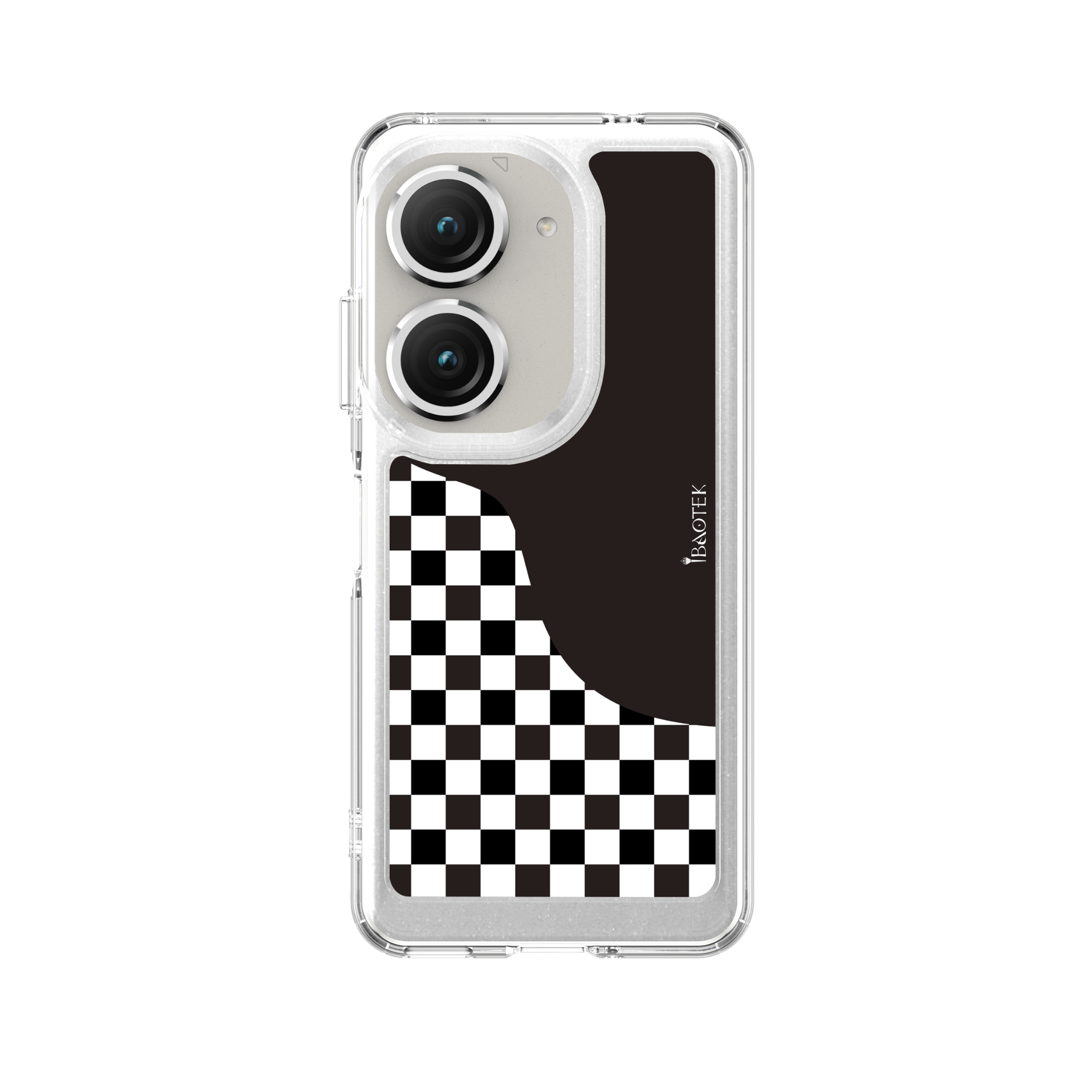 Asus ZenFone 9/10手機防摔殼黑盤棋格