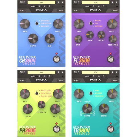 Kuassa Kuassa Efektor Modulation Bundle 效果器Plugin (序號下載版)