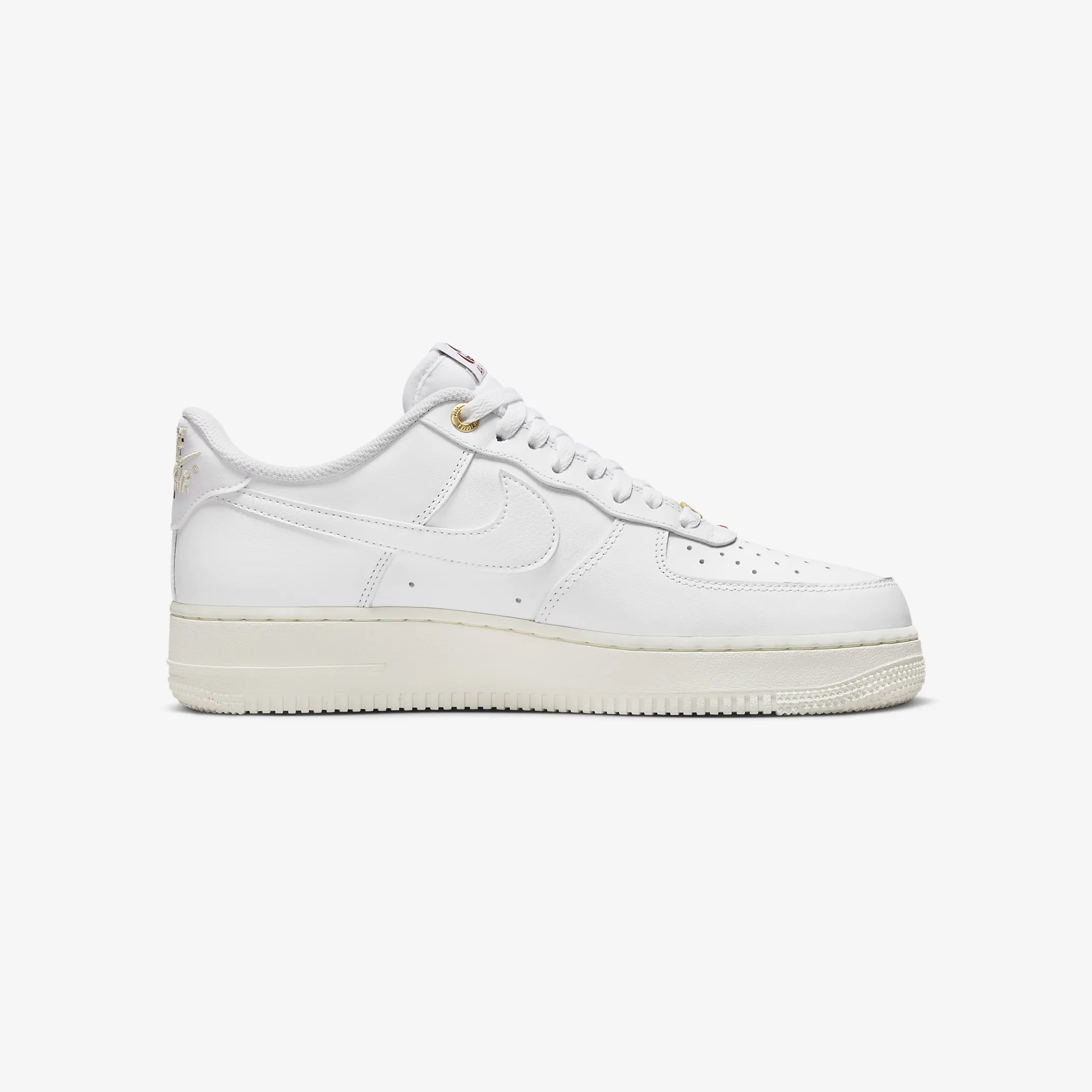 NIKE AIR FORCE 1 '07 PRM 40TH JOIN FORCES 果凍勾壓印小勾白金鐵牌