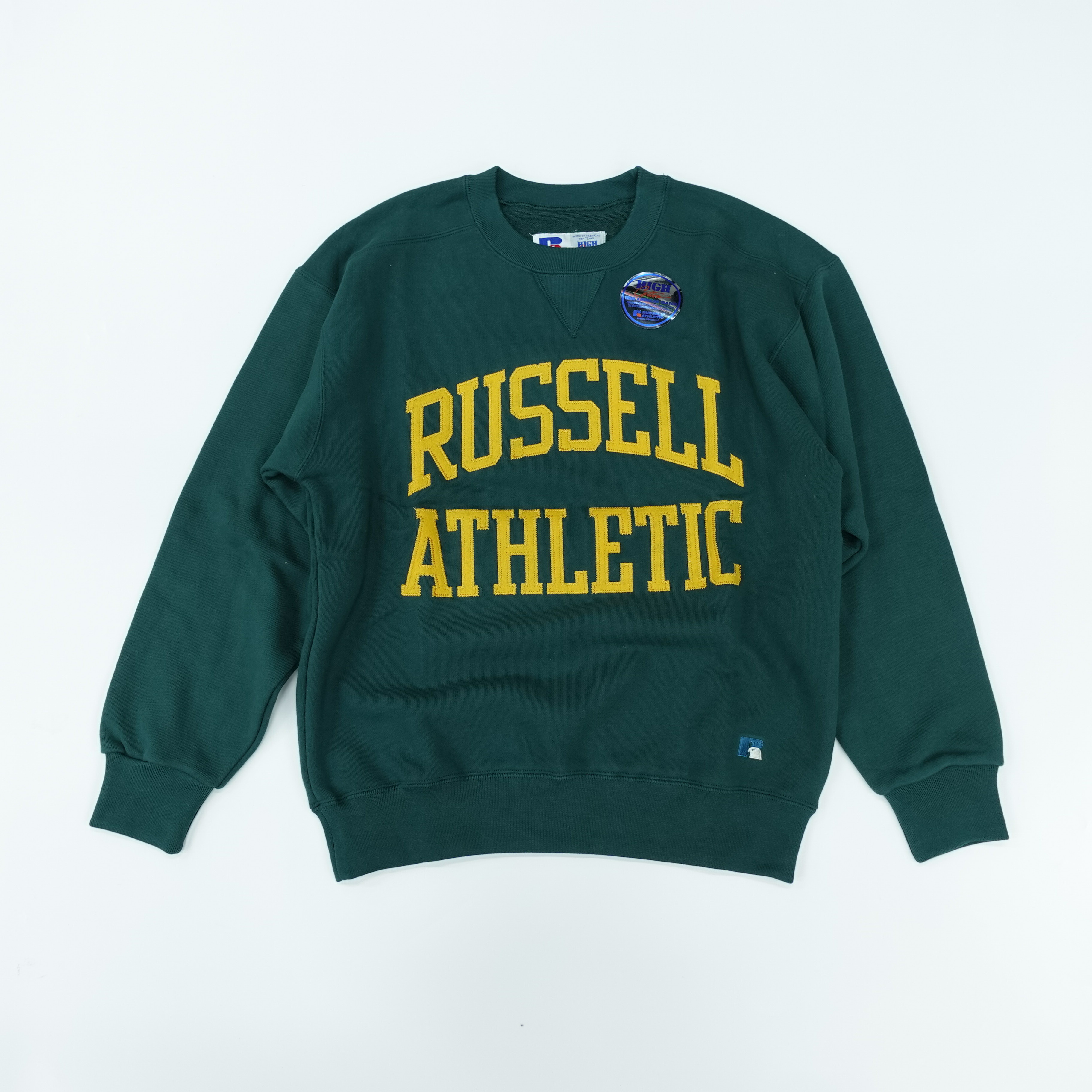 Russell Athletic JP High Cotton Loop Back Terry Felt Letter Sweatshirt