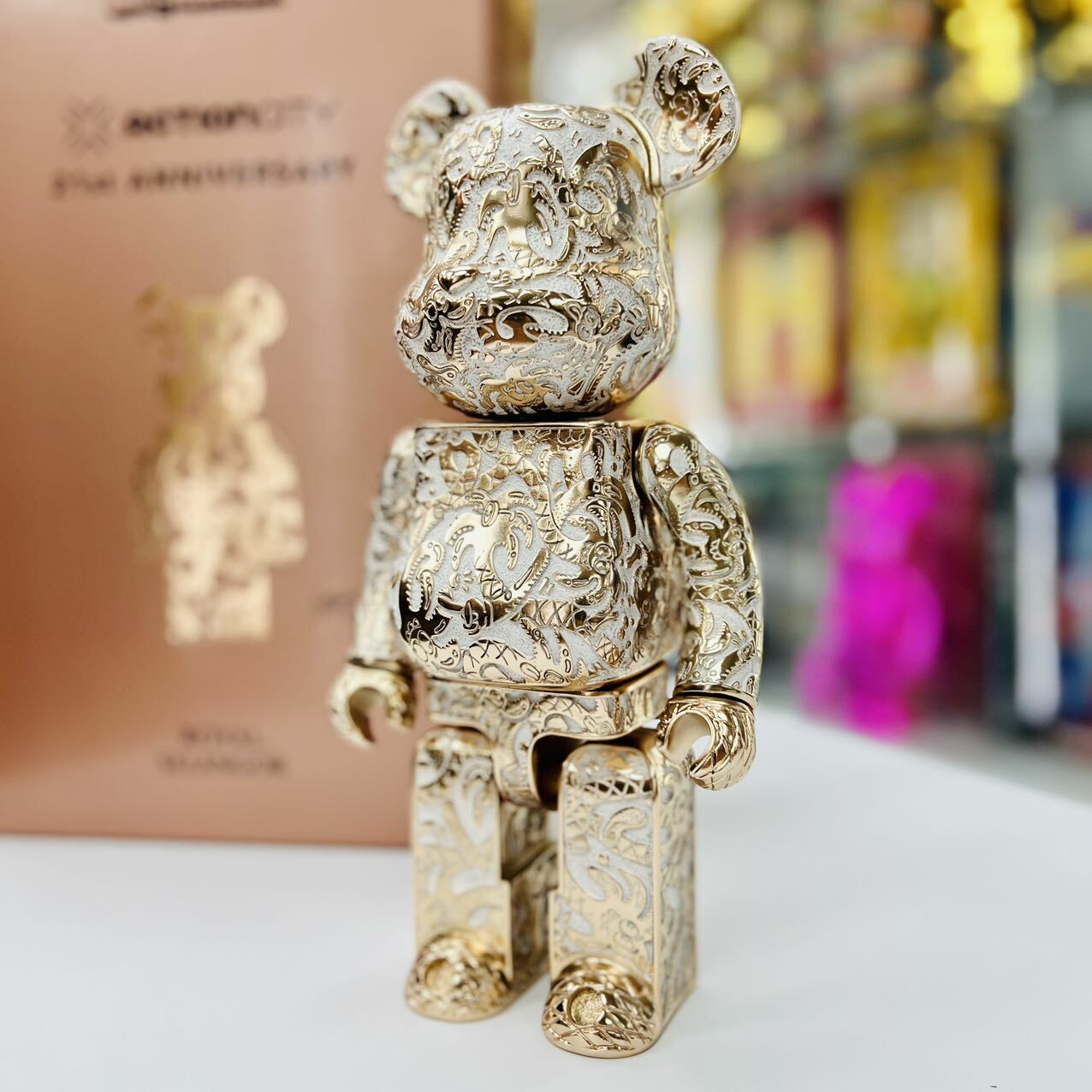 400% Be@rbrick Actioncity 21st Anniversary (Rose Gold Ver.)