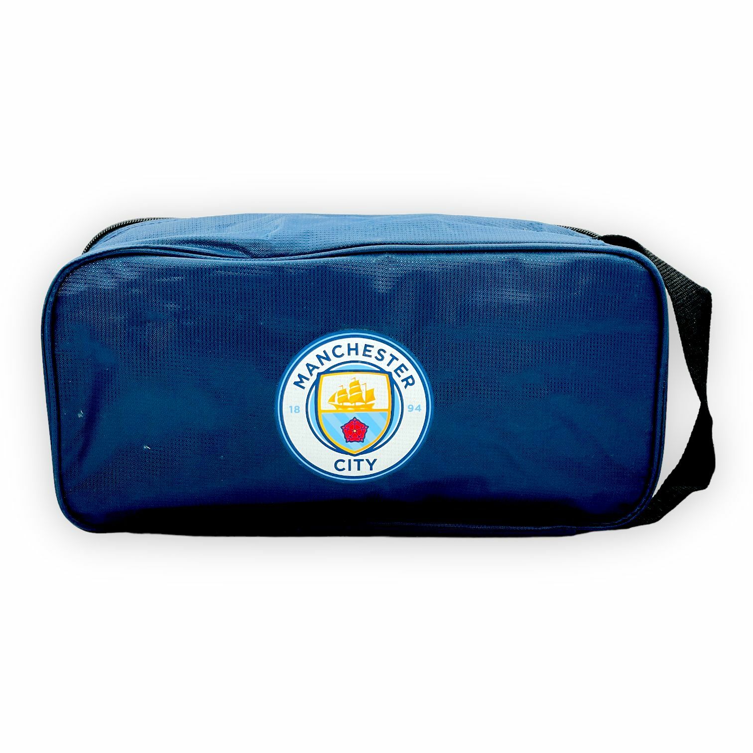 曼城深藍色銀會徽鞋袋