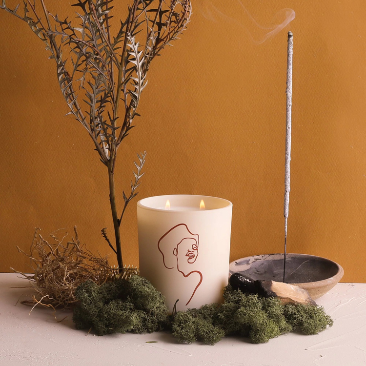Mojave Embers沙漠餘燼-Allison Kunath x Brooklyn Candle Studio 藝術家聯名蠟燭(包裝瑕疵)