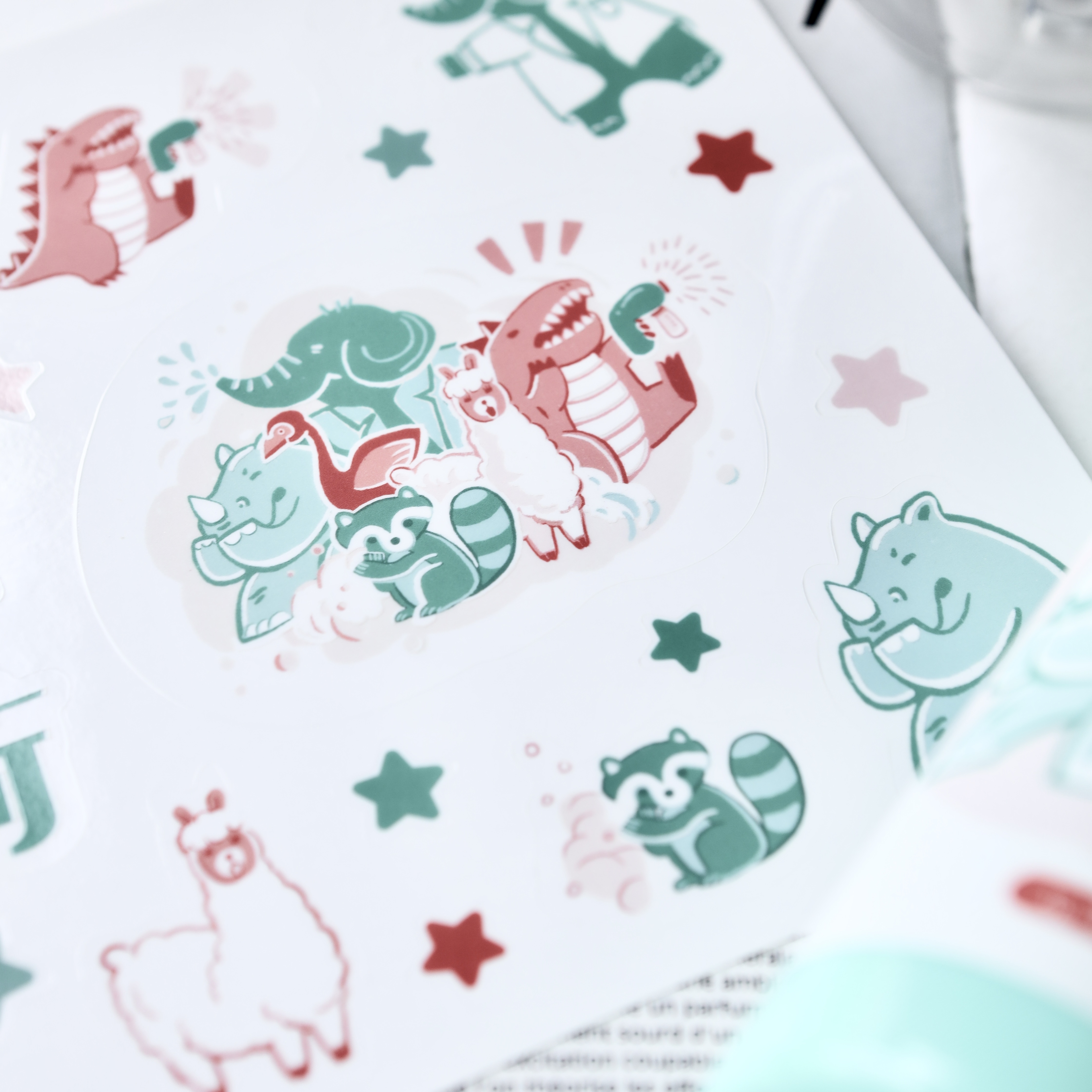 森荷戰隊貼紙/5張一組