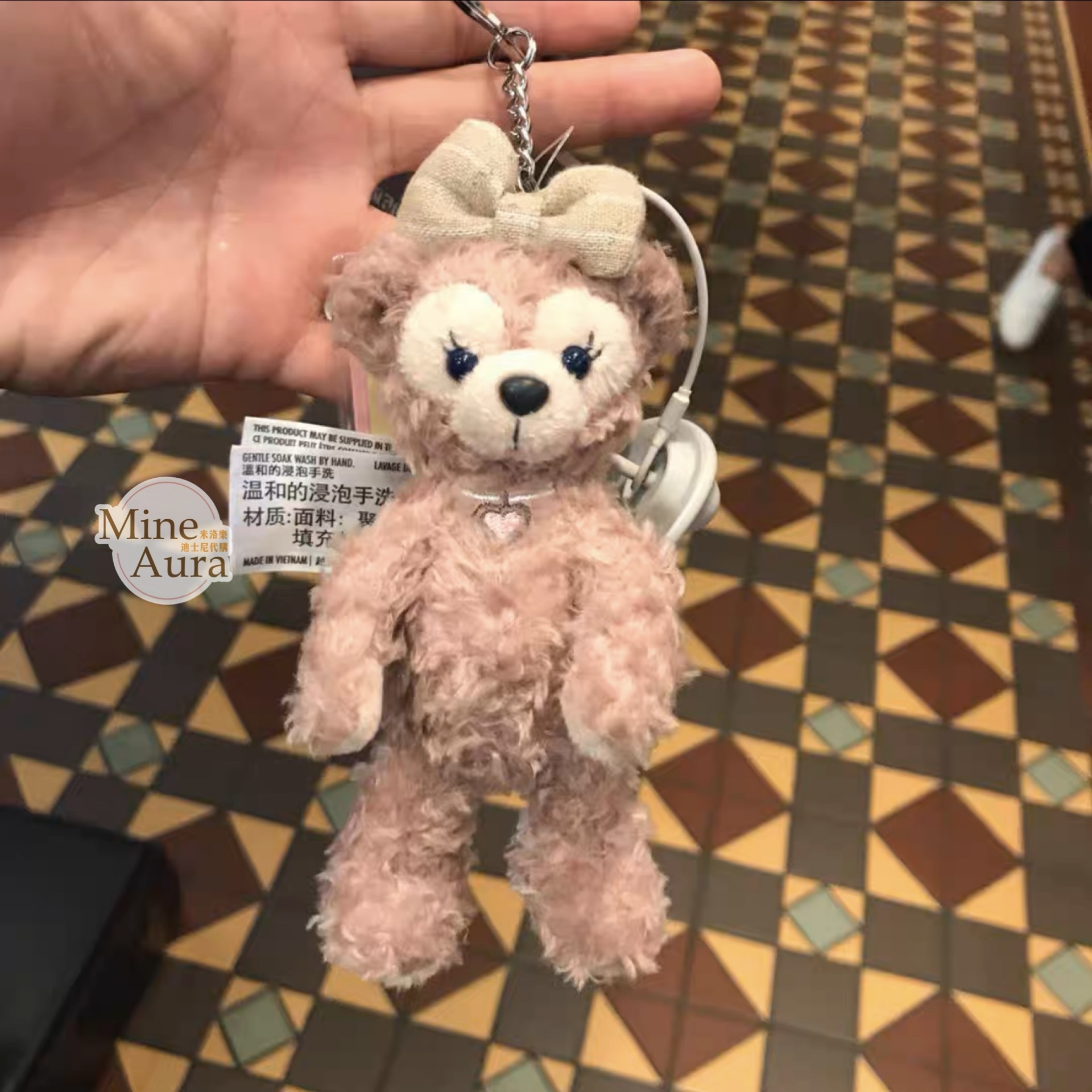 雪莉玫 ShellieMay 站姿 吊飾 鑰匙圈 -上海迪士尼樂園