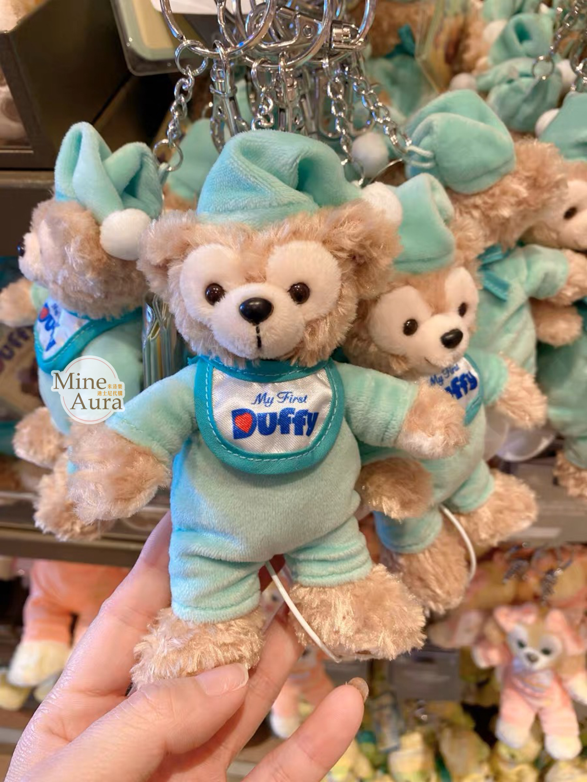 Baby寶寶裝造型 達菲 Duffy 吊飾 鑰匙圈 -上海迪士尼樂園
