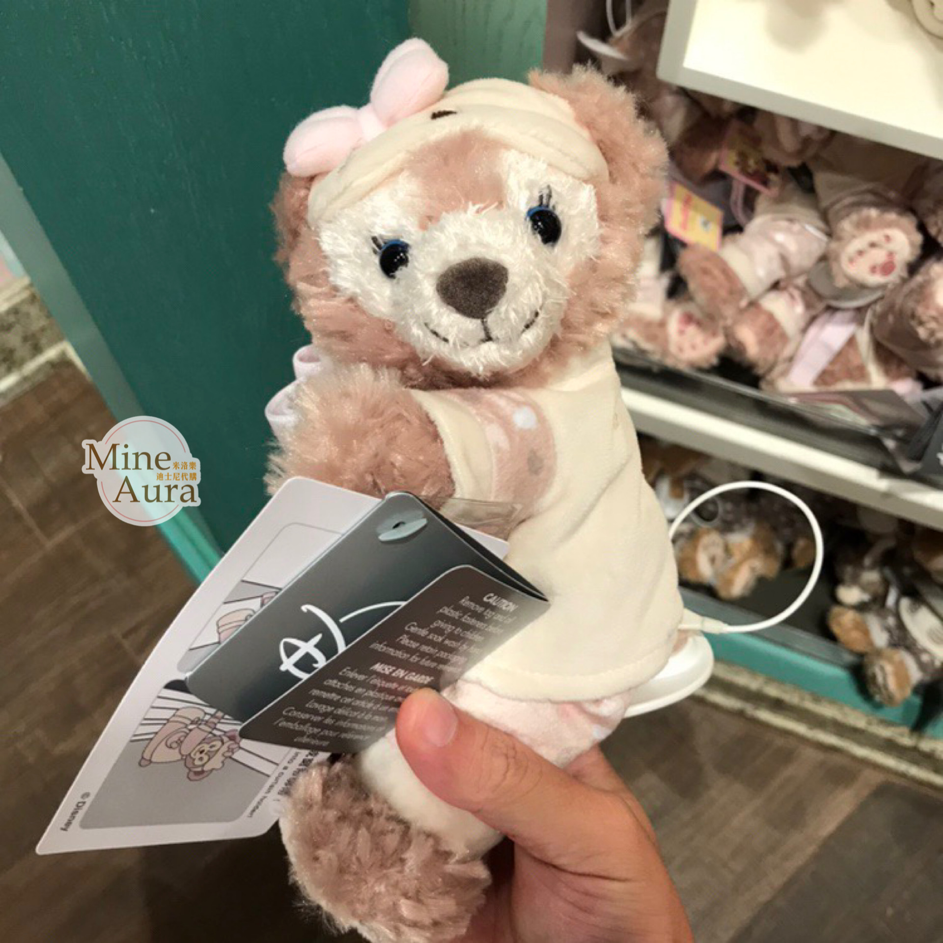 暖暖家居 雪莉玫 ShellieMay 抱抱 絨毛 睡衣 造型 窗簾束帶 窗簾綁帶 -上海迪士尼樂園