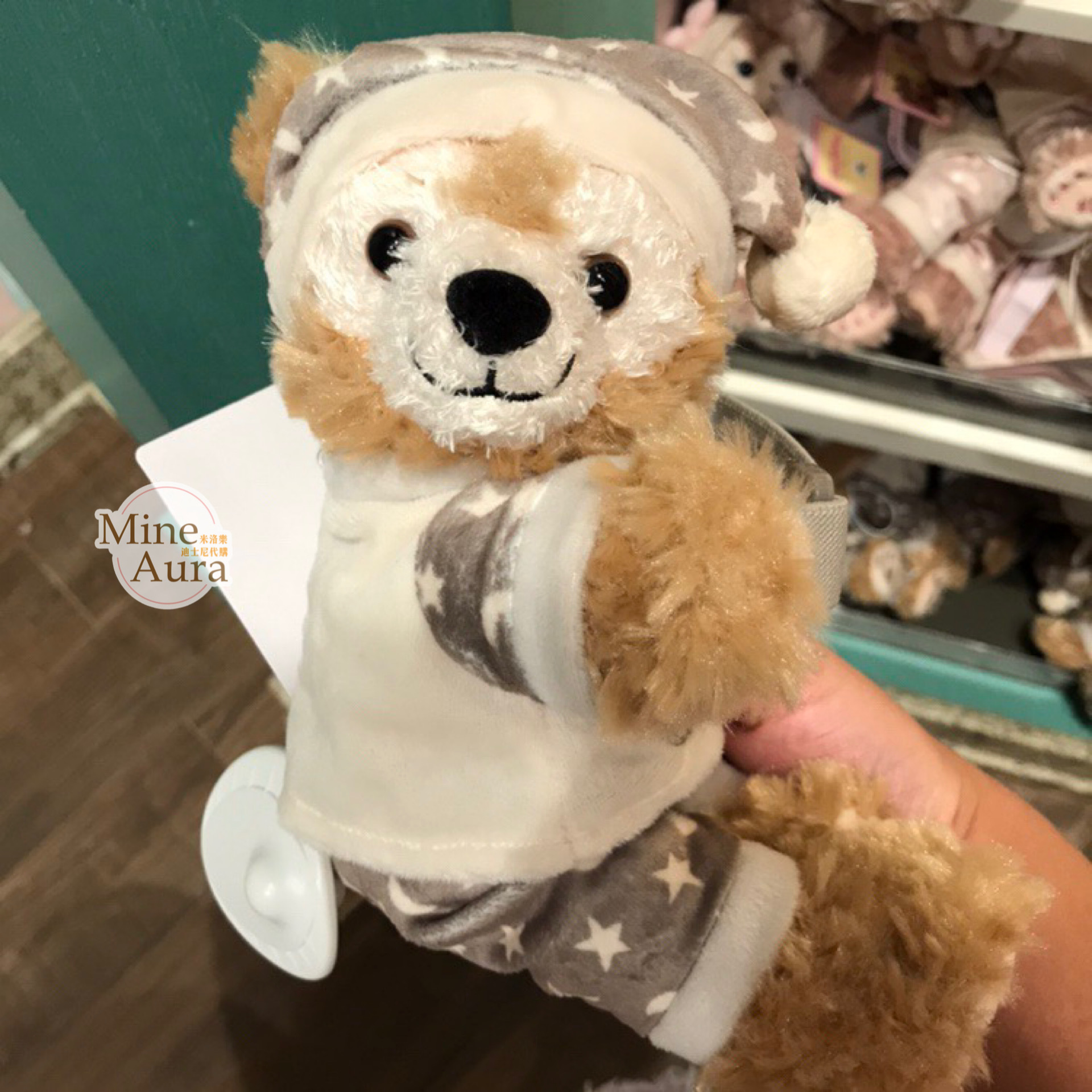 暖暖家居 達菲 Duffy 抱抱 絨毛 睡衣 造型 窗簾束帶 窗簾綁帶 -上海迪士尼樂園