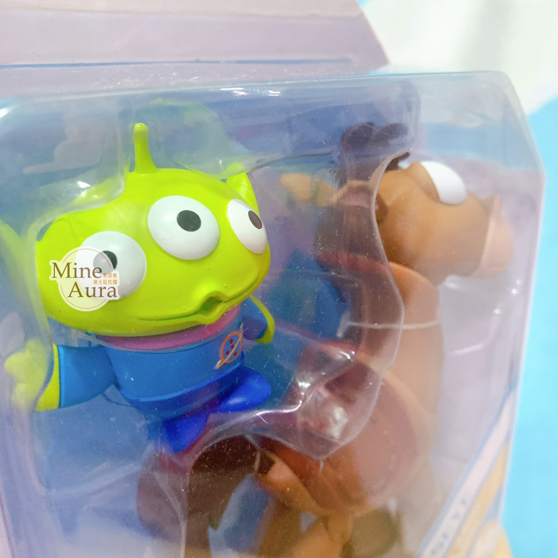 (全新NG品現貨) 三眼怪 Alien 紅心 玩具組 玩具總動員 Toy Story -香港迪士尼樂園