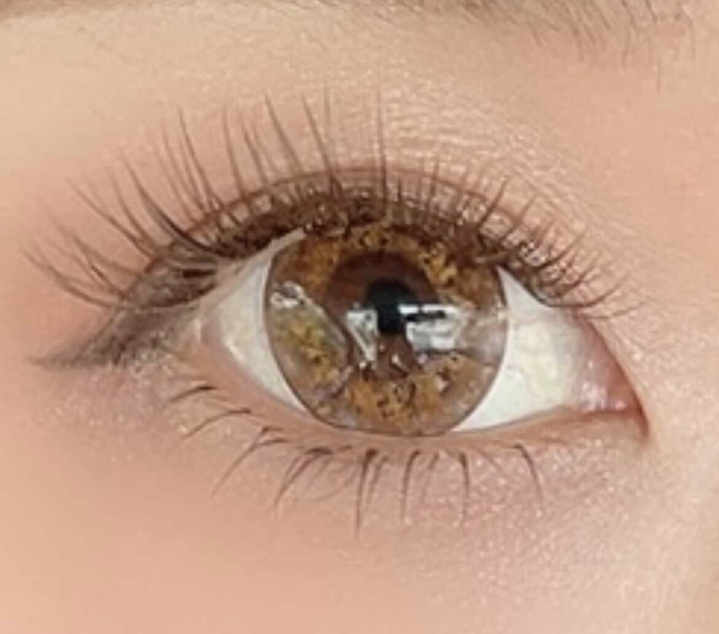 啡色 Brown 單根下眼睫毛5/6/7mm混合長度