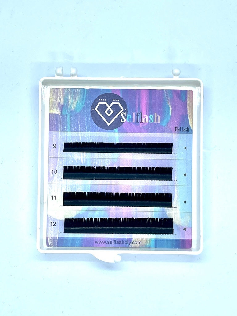 日式單根睫毛（扁毛）(9mm/10mm/11mm/12mm) 混合裝0.15 0.2 原價 HKD 78.00