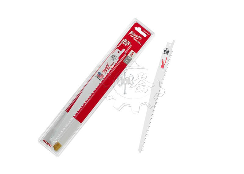 ＊中崙五金【附發票】Milwaukee 美沃奇 48-00-5016 軍刀鋸片 9吋純木材軍刀鋸片6PTI