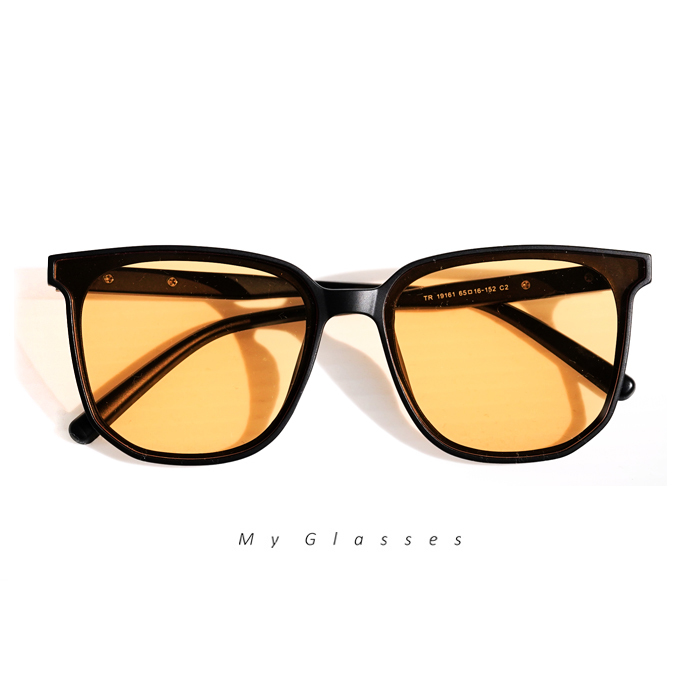 B162黃色大鏡面墨鏡