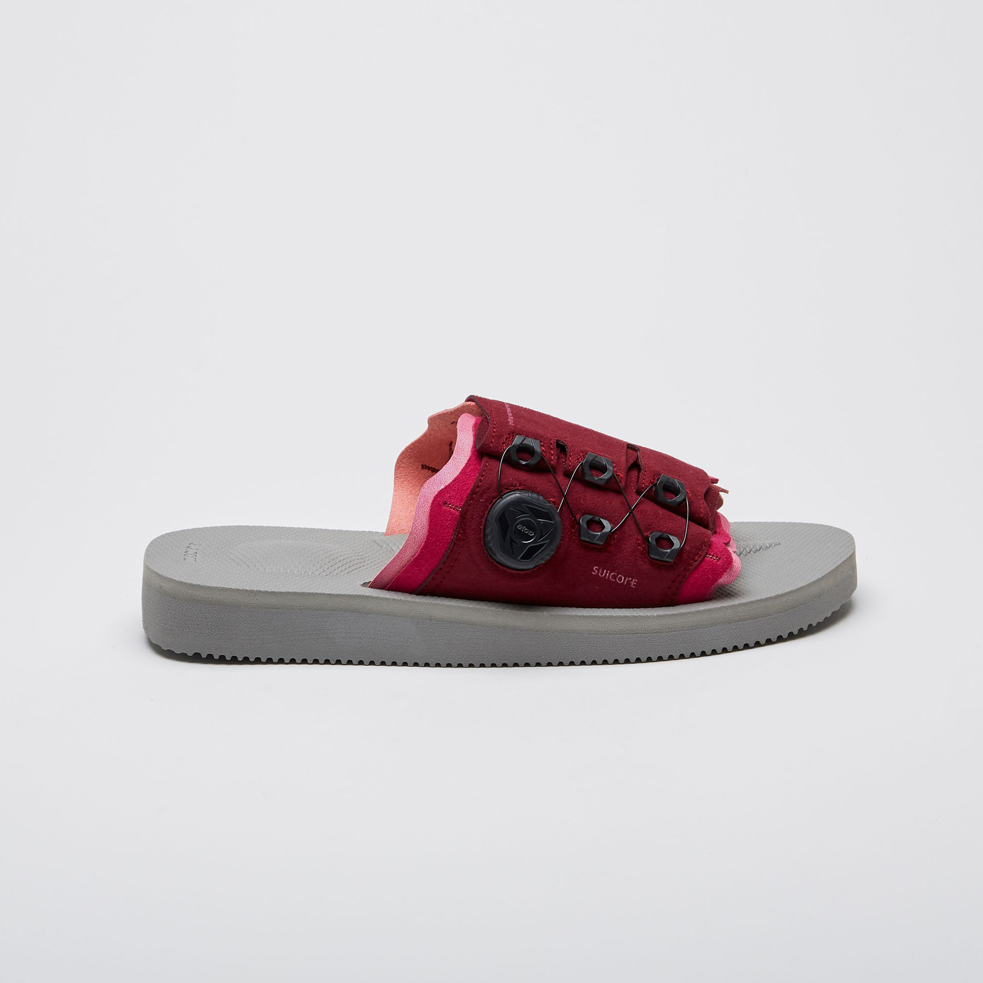 [出清商品售出無退換] SUICOKE LETA-AB OG-258AB 酒色 暗紅 波紋 可調節 抗菌內裡 輕量 拖鞋【SK22258ABBU】