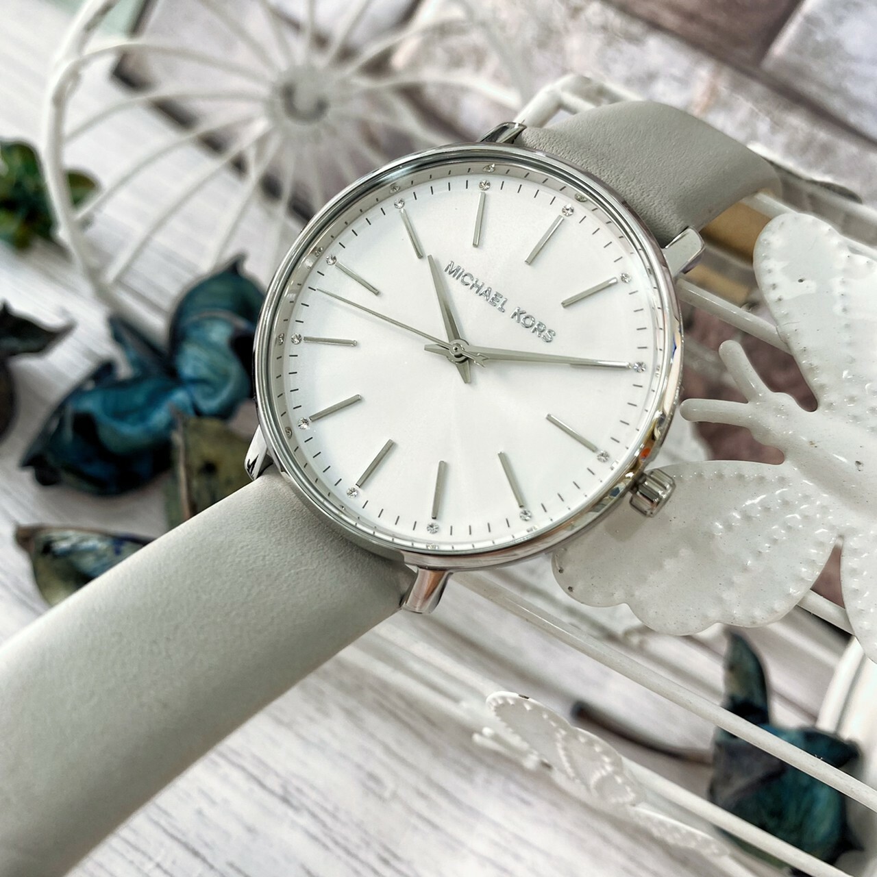 【MICHAEL KORS】簡約風采真皮腕錶 MK2797 38mm 現代鐘錶