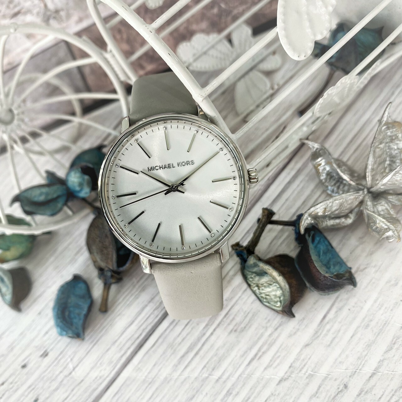 【MICHAEL KORS】簡約風采真皮腕錶 MK2797 38mm 現代鐘錶